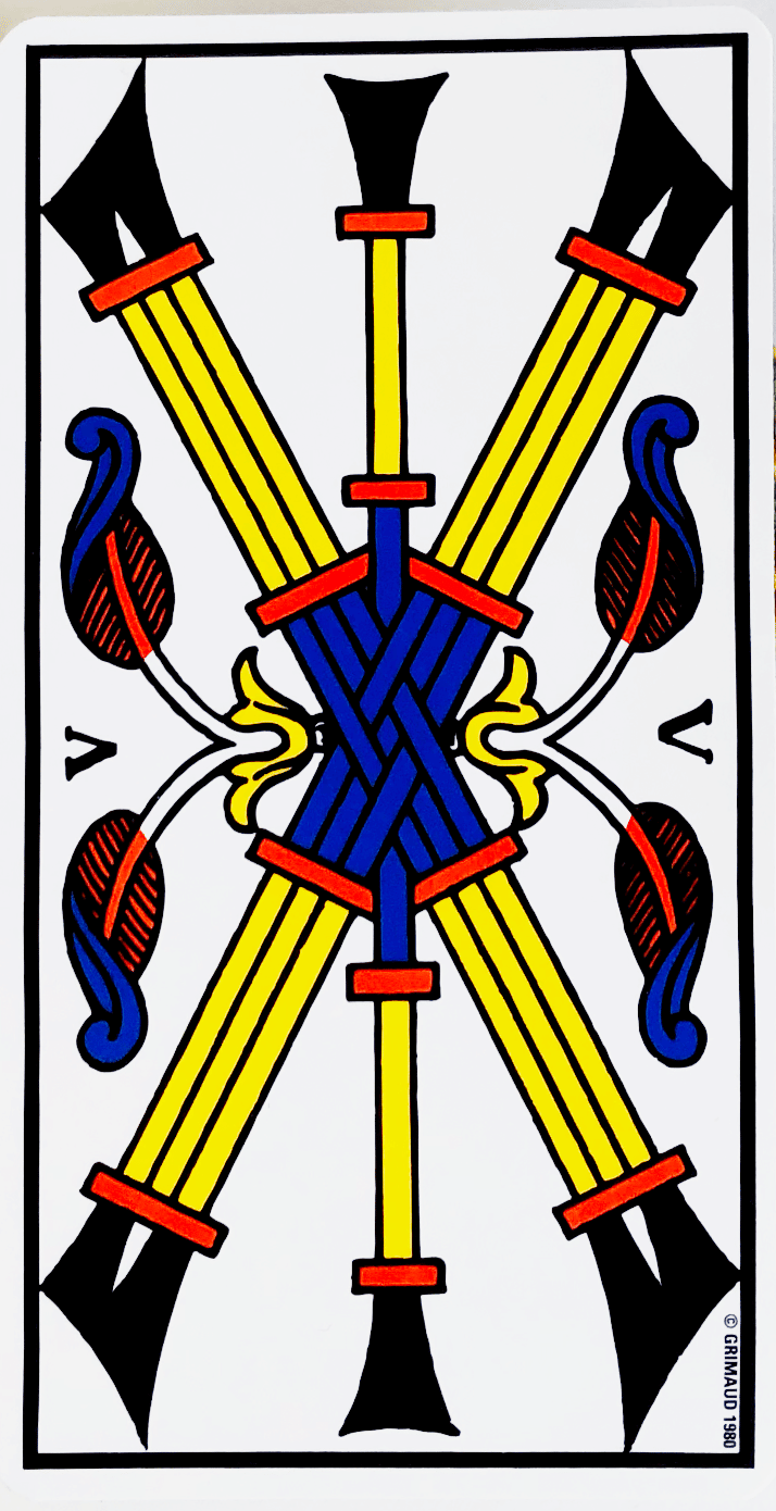 Significations Du Six De B Ton Dans Le Tarot De Marseille