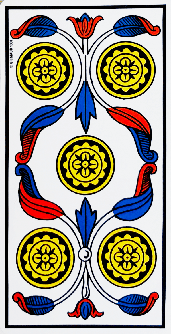 Significations Du Six De Denier Dans Le Tarot De Marseille