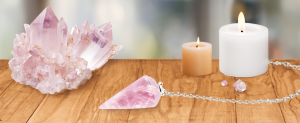 quartz rose pendule