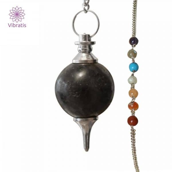pendulo piedra agata negra