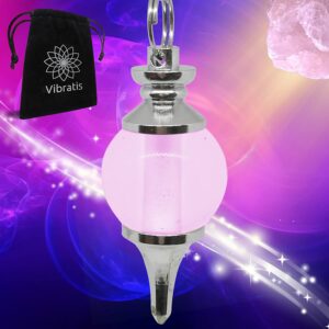 Pendule divinatoire sephoroton quartz rose