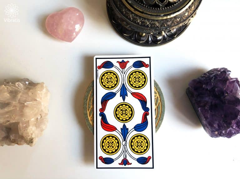 cinq de denier dans le tarot