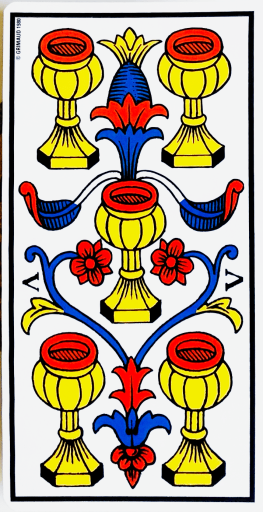 cinq de coupe carte tarot