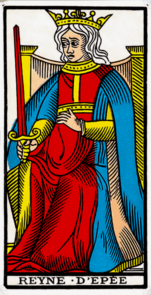 reine d'épée carte tarot