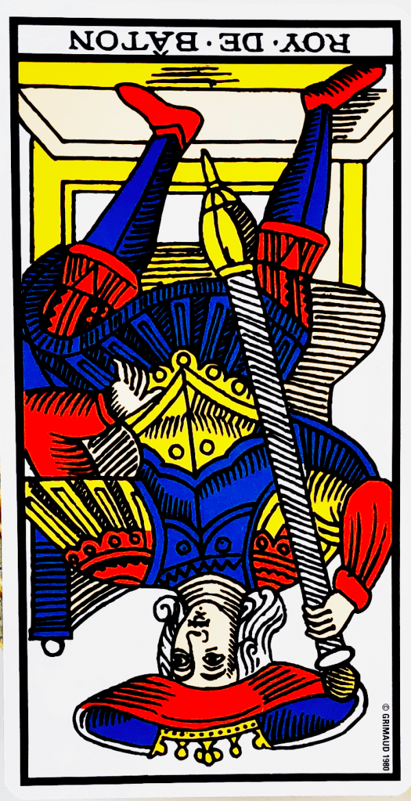 Le Roi de Bâton dans le Tarot de Marseille Signification