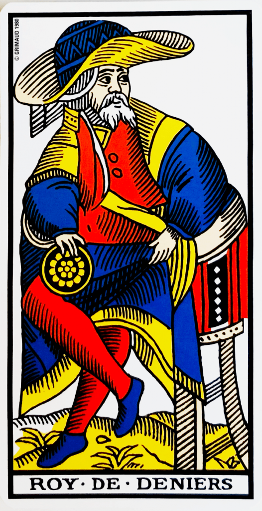 roi de denier carte tarot