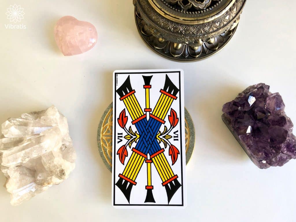 Significations du Sept de Bâton dans le Tarot de Marseille