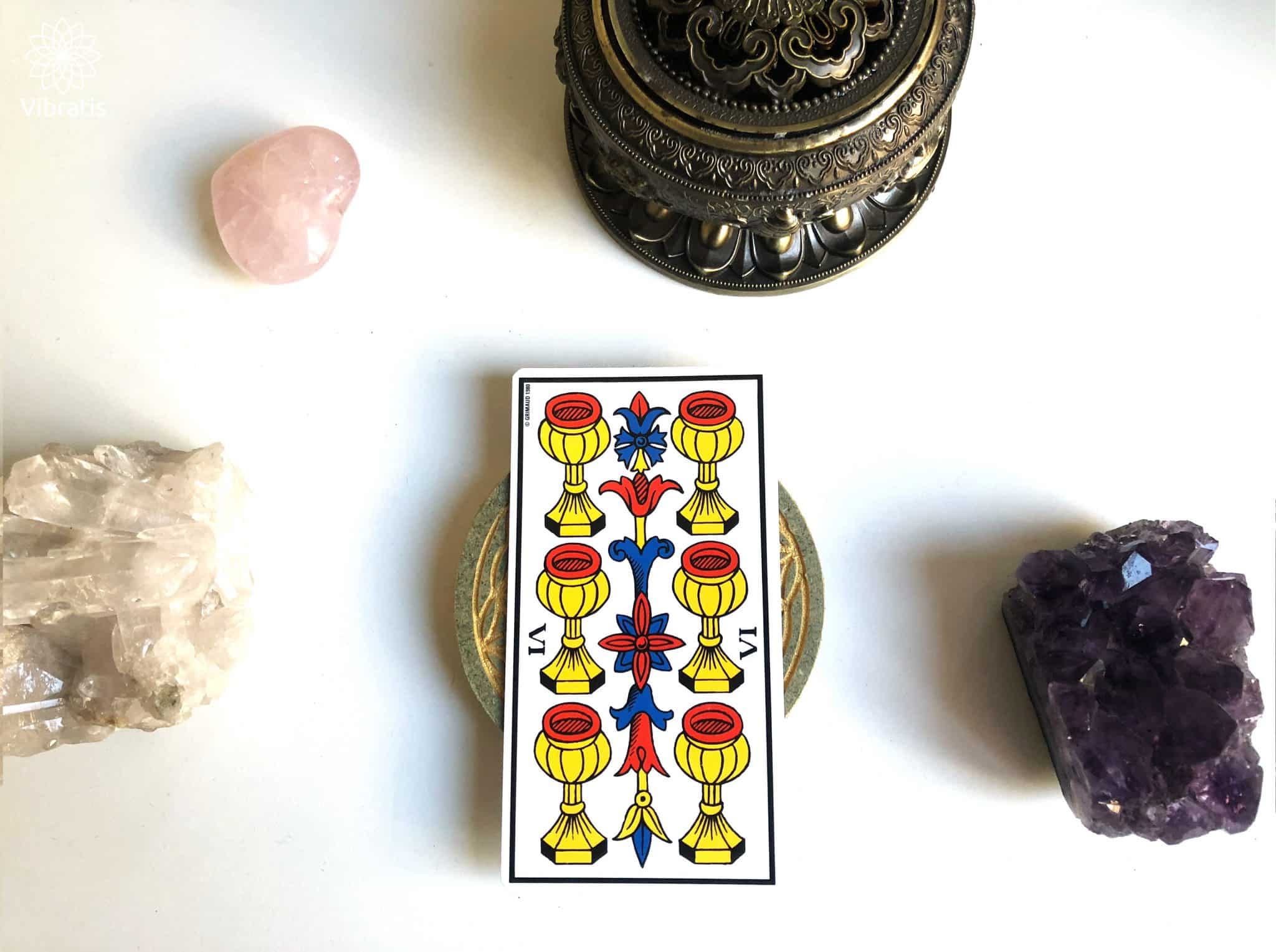 Significations du Six de Coupe dans le Tarot de Marseille