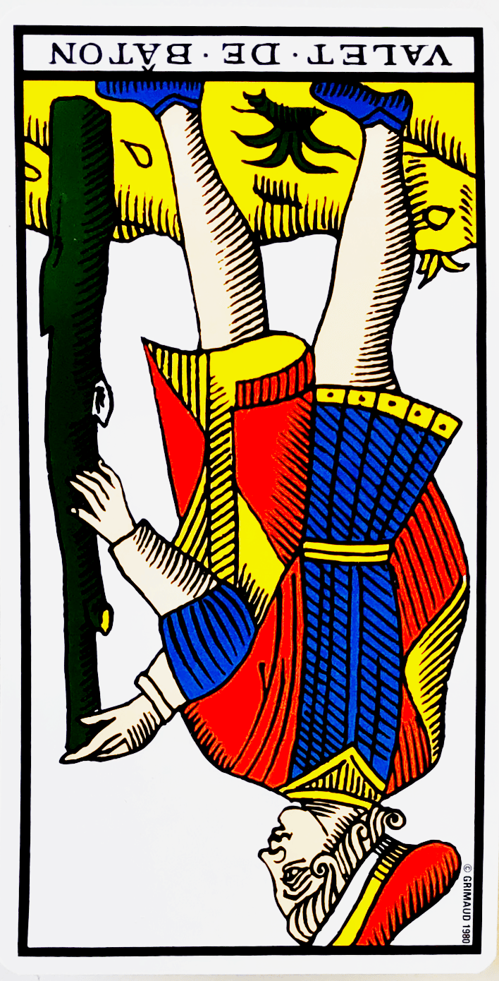 Significations du Valet de Bâton dans le Tarot de Marseille