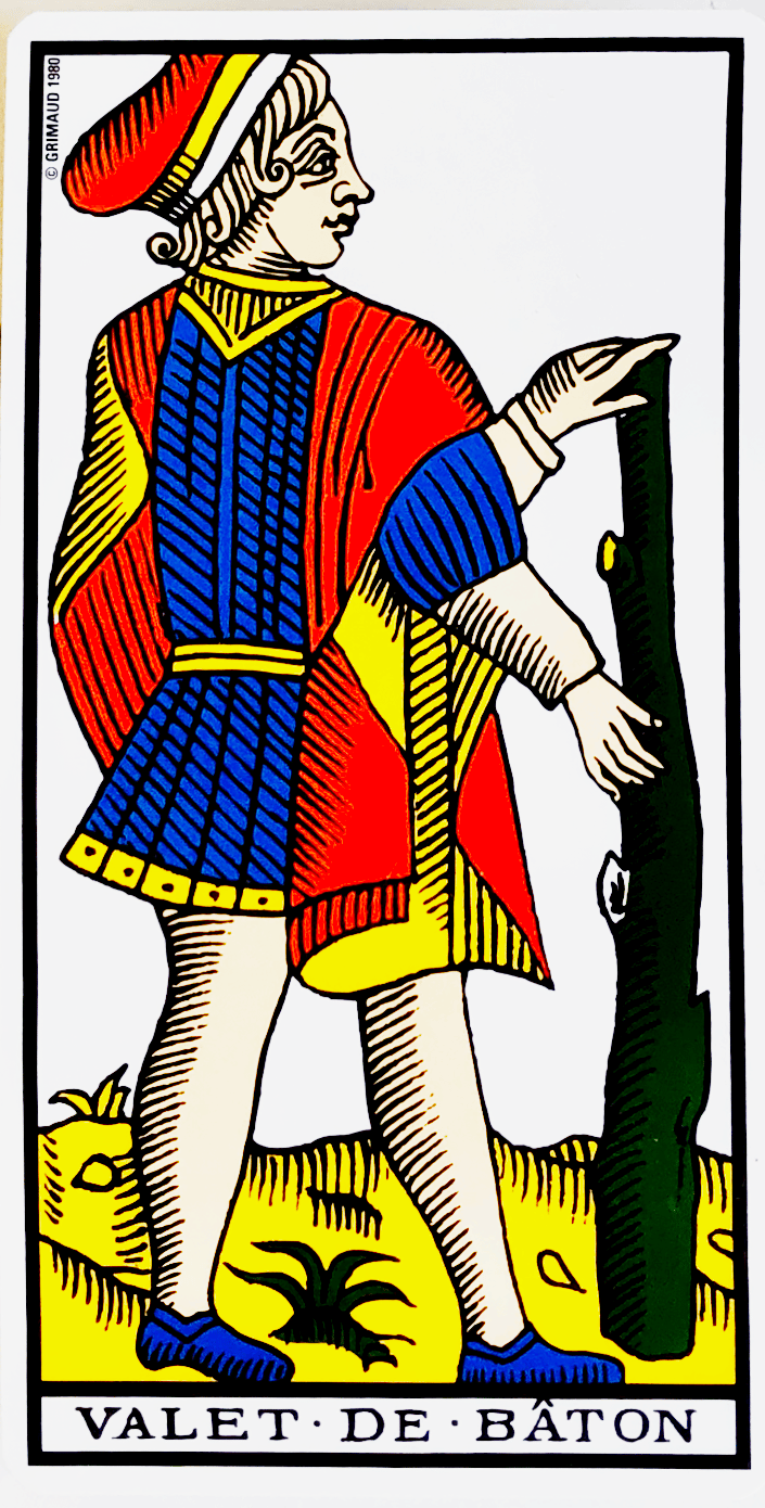 Significations du Valet de Bâton dans le Tarot de Marseille