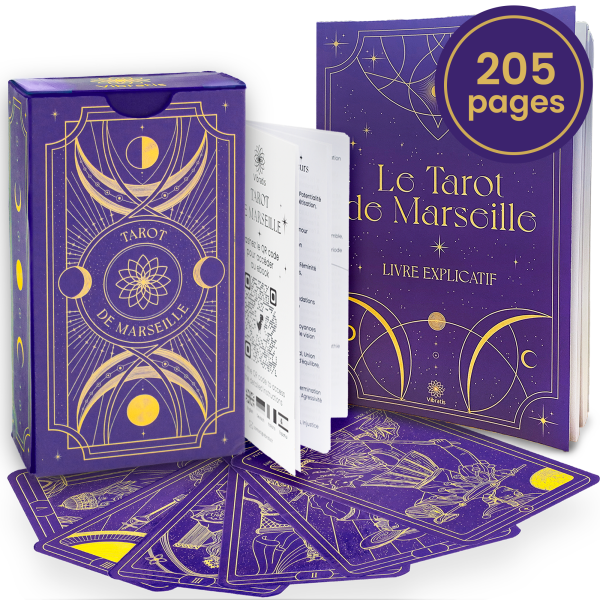 tarot de marseille + livre