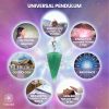 Radiesthesia Dowsing Pendulum in Aventurine Stone Cone Shape - Image 4
