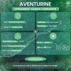 Radiesthesia Dowsing Pendulum in Aventurine Stone Cone Shape - Image 5