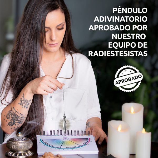 Varillas de Radiestesia Profesionales Vibratis de Cobre & Péndulo Egipcio de Adivinación - Imagen 5