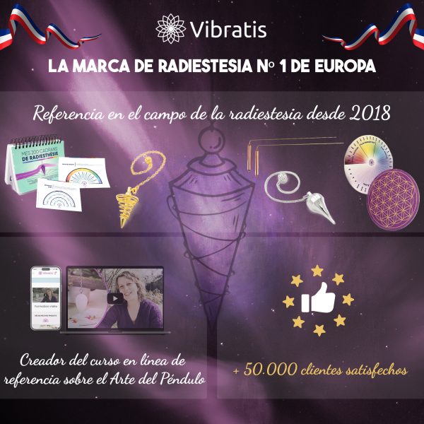 Varillas de Radiestesia Profesionales Vibratis de Cobre & Péndulo Egipcio de Adivinación - Imagen 7
